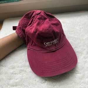 Covering Author Studio Burgundy Dad‎ Hat Baseball Cap Adjustable Strap